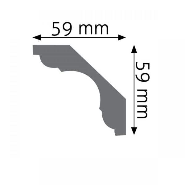 Listwa gzymsowa LGG03 Wysokość 5,9 cm