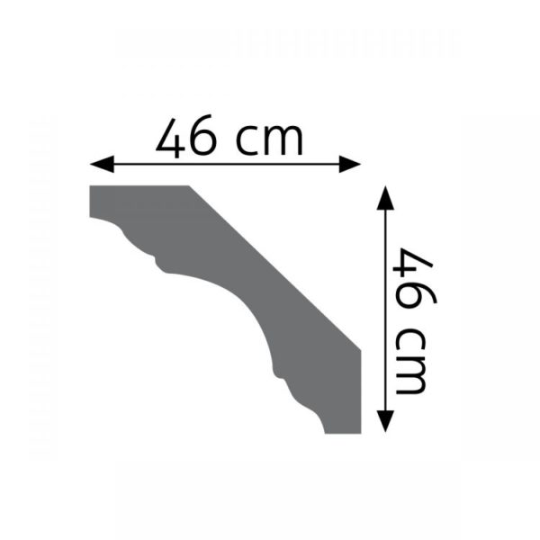 Listwa gzymsowa LGG07 Wysokość 4,6 cm