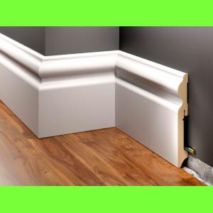 Wysoka Listwa MDF BIAŁA - LMDF-07 Wysokość 11,5 cm