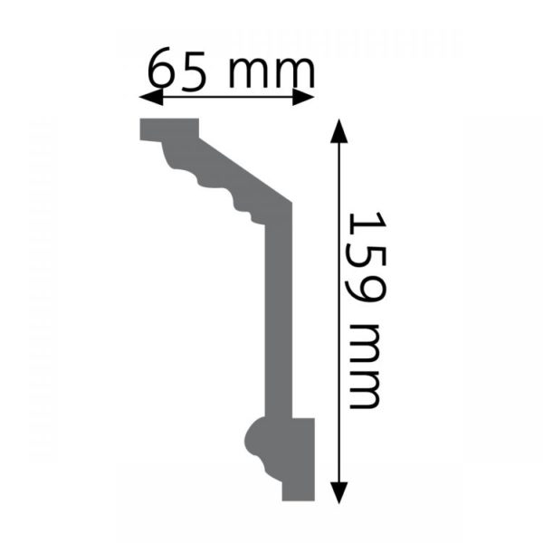 Listwa gzymsowa LGZ08 Wysokość 15,9 cm