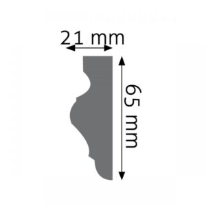 Listwa naścienna LNG-02F Wysokość 6,5 cm