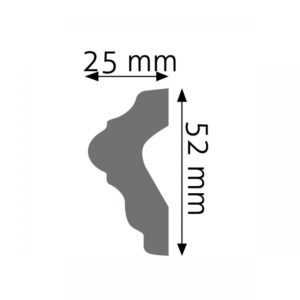 Listwa naścienna LNG-04 Wysokość 5,2 cm