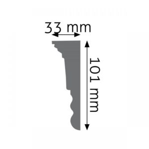 Listwa naścienna LNG-10 Wysokość 10,1 cm