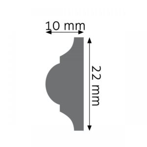 Listwa naścienna LPC-03 Wysokość 2,2 cm