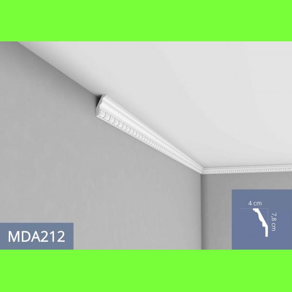 Listwa sufitowa MDA212F Wysokość 7,8 cm