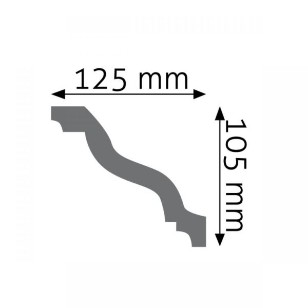 Listwa gzymsowa LGG20 Wysokość 10,5 cm