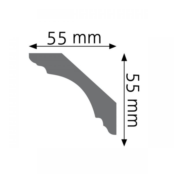 Listwa gzymsowa LGG22 Wysokość 5,5 cm