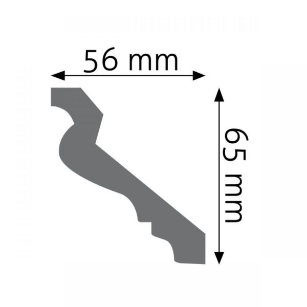 Listwa gzymsowa LGG27 Wysokość 6,5 cm